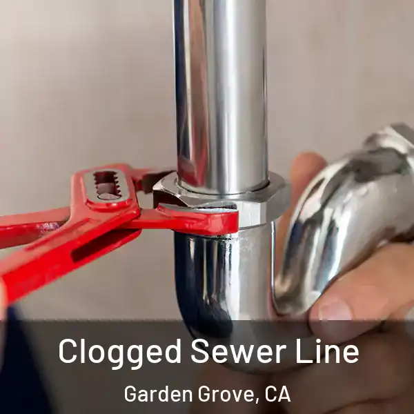  Clogged Sewer Line Garden Grove, CA